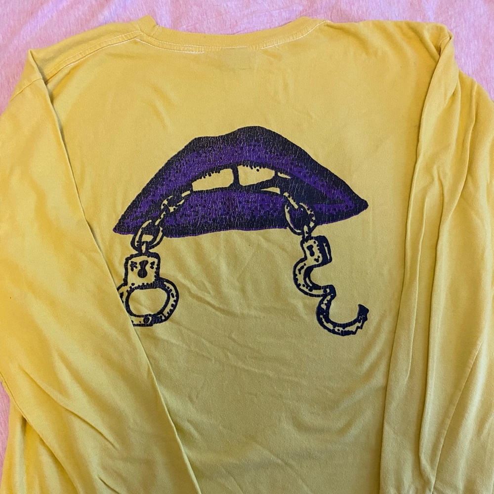 Obey Bright Yellow Cotton T-shirt